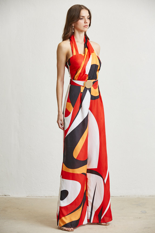 INAYA- PRINTED WIDELEG JUMPSUIT