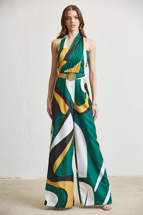 INAYA- PRINTED WIDELEG JUMPSUIT