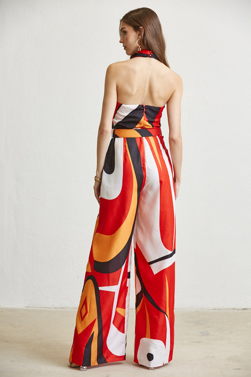 INAYA- PRINTED WIDELEG JUMPSUIT